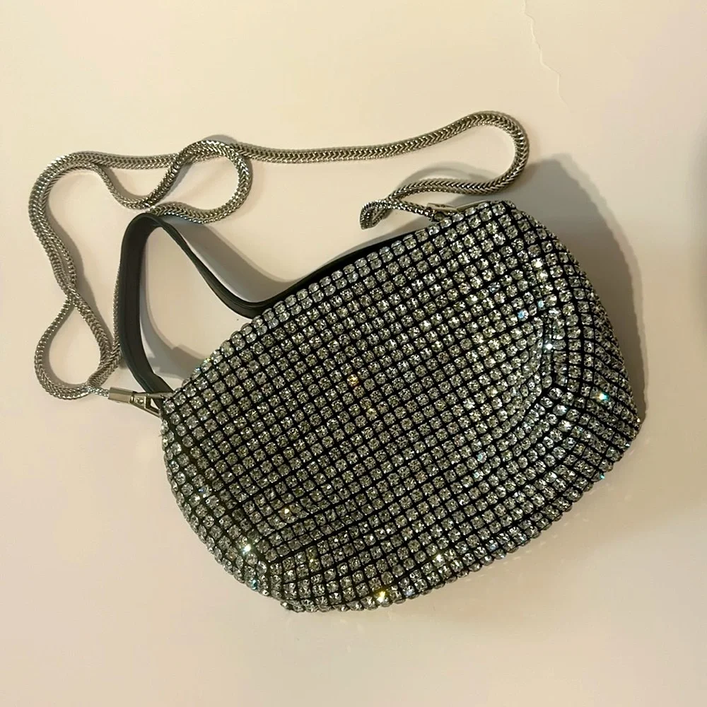 MADISON WEST MINI RHINESTONE CONVERTIBLE PURSE - Picture 4 of 4
